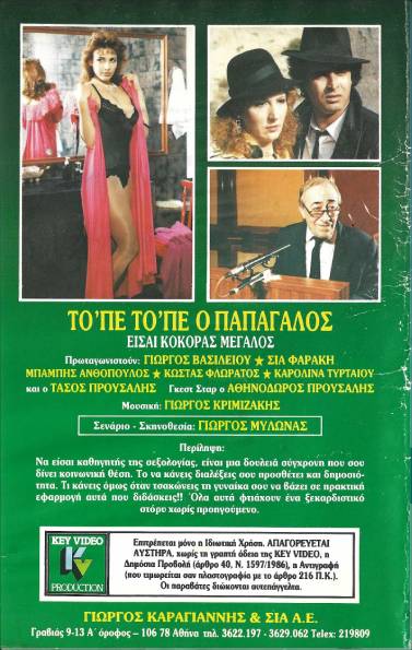 Back cover of Το 'πε το 'πε ο παπαγάλος είσαι κόκορας μεγάλος